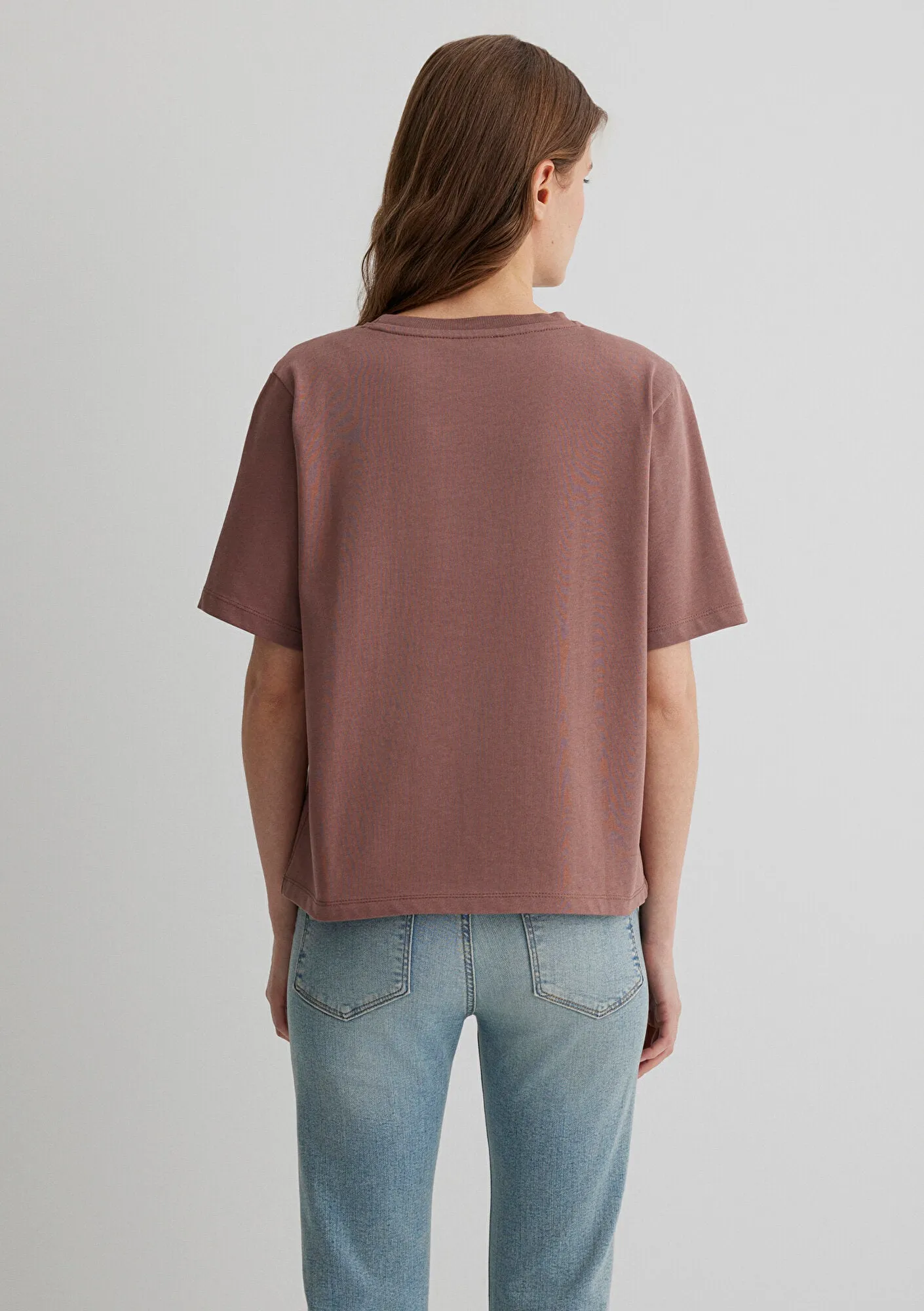 Brown Basic T-Shirt