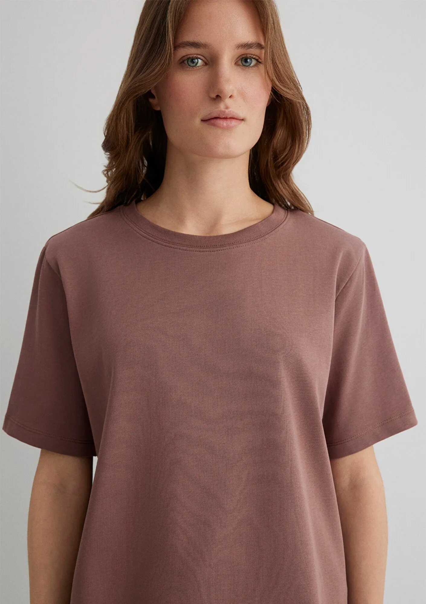 Brown Basic T-Shirt