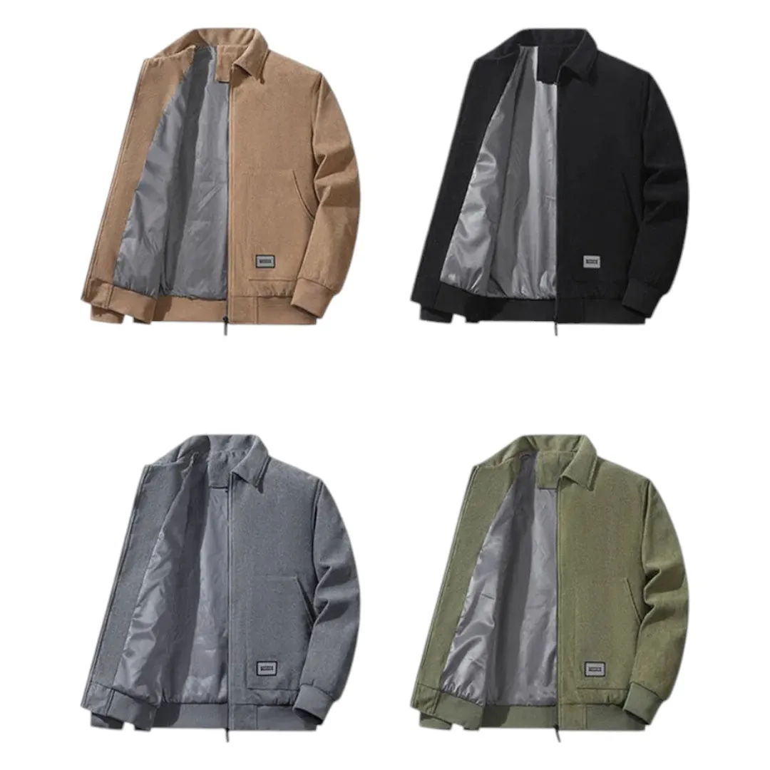 Bruno Amalfi Corduroy Zip-Up Jacket
