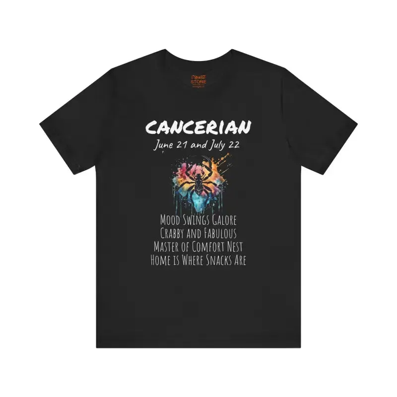 Cancer Zodiac Tee Ultra Comfy Jersey Short Sleeve Shirt
