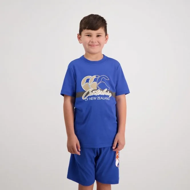 Canterbury Kids Clash T-Shirt - Turkish Sea