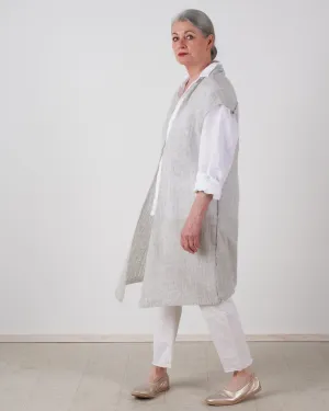 cashmere / silk vest - mist
