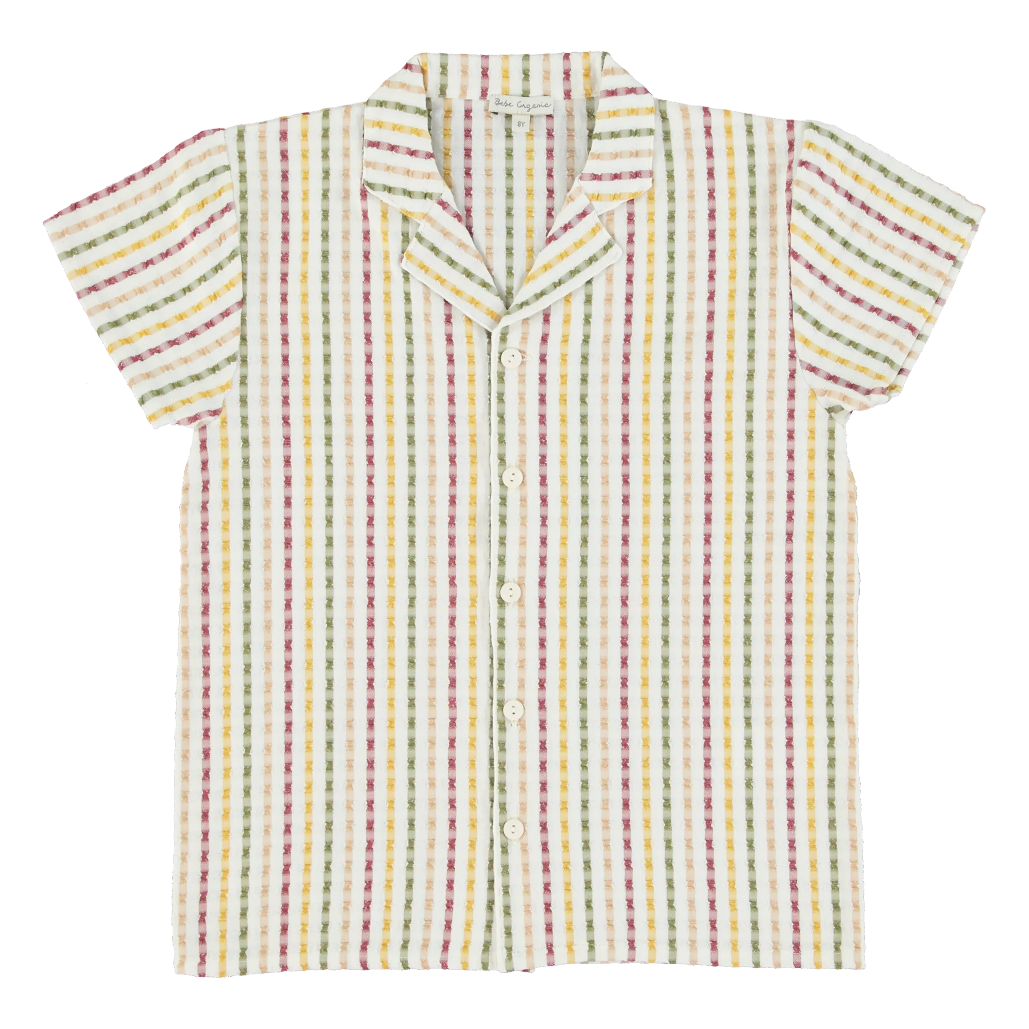 Cesar summer stripe shirt by Bebe Organic