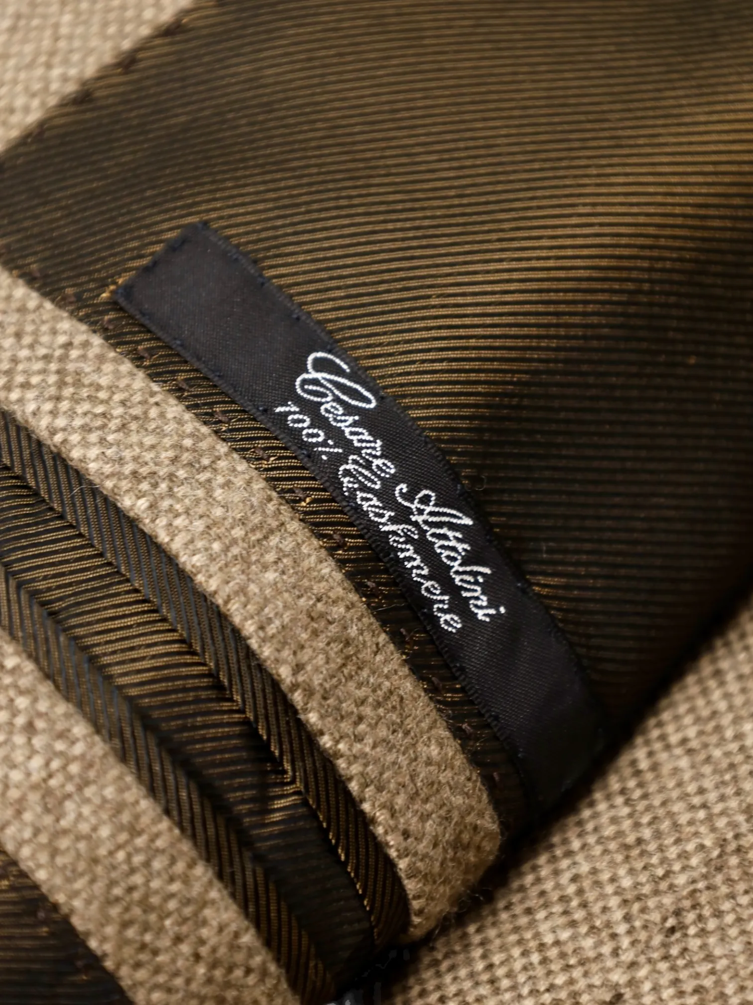 Cesare Attolini Light Brown Cashmere Jacket