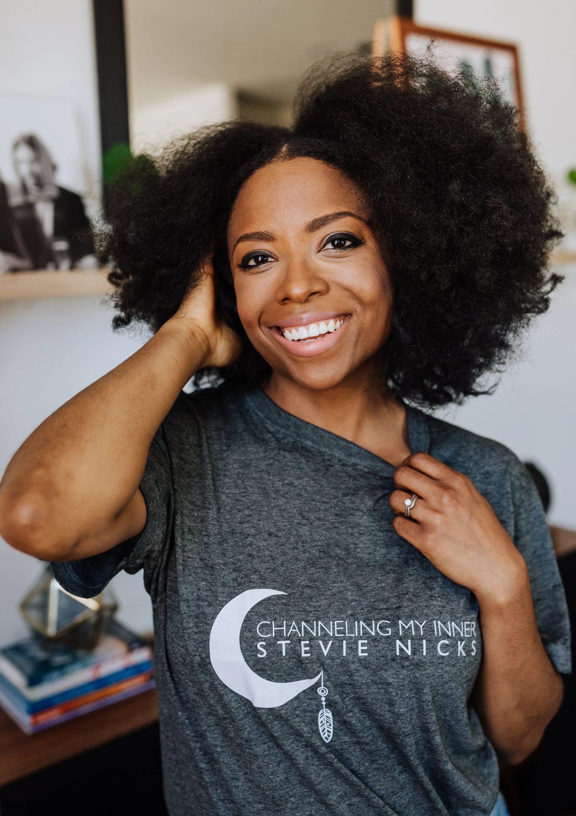 Channeling My Inner Stevie Nicks - Boyfriend Tee