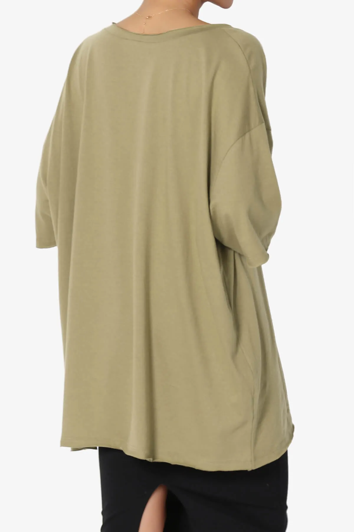 Charlie V Neck Pocket Boyfriend Tee
