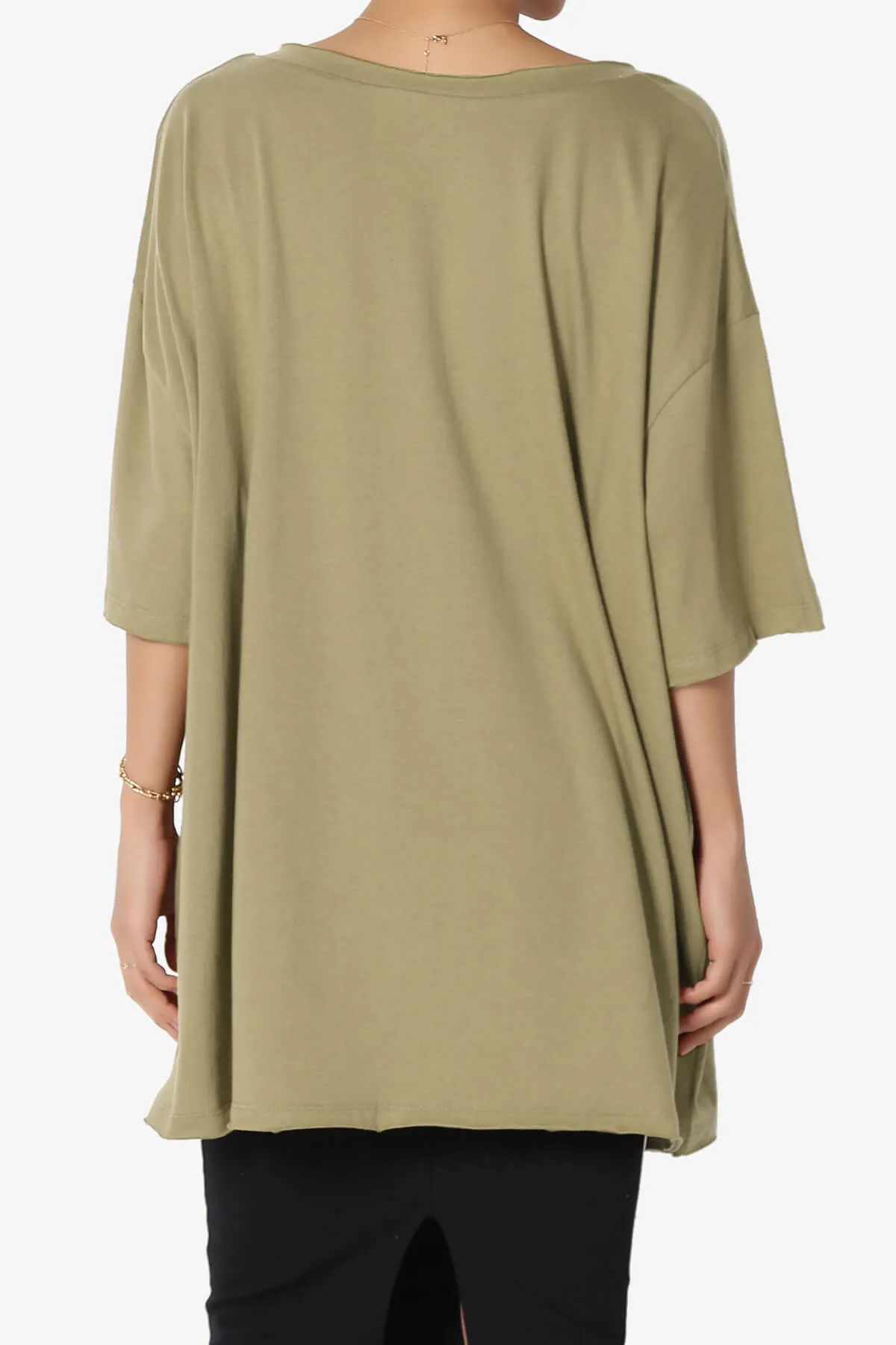 Charlie V Neck Pocket Boyfriend Tee