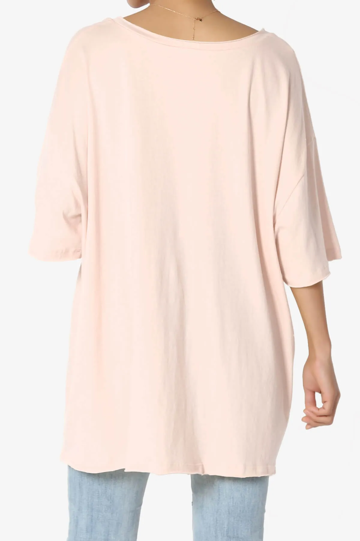 Charlie V Neck Pocket Boyfriend Tee