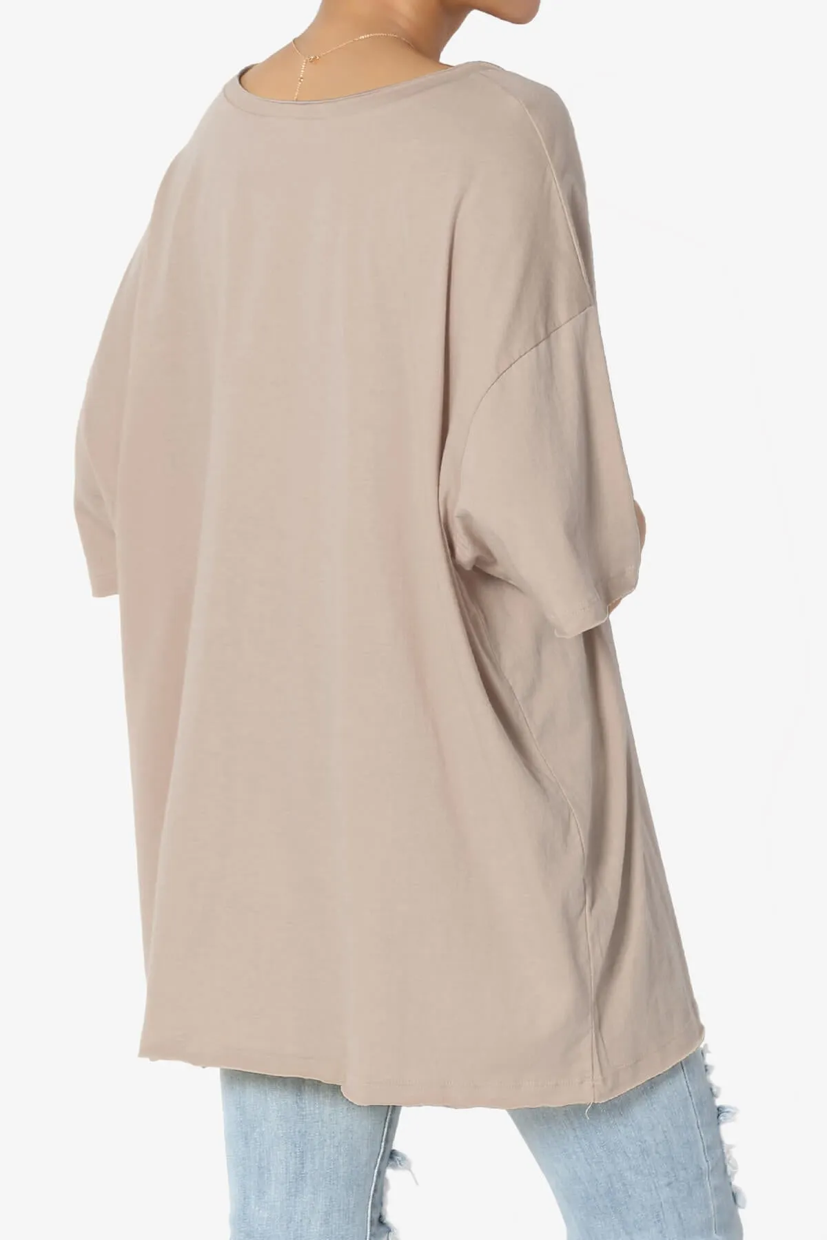 Charlie V Neck Pocket Boyfriend Tee