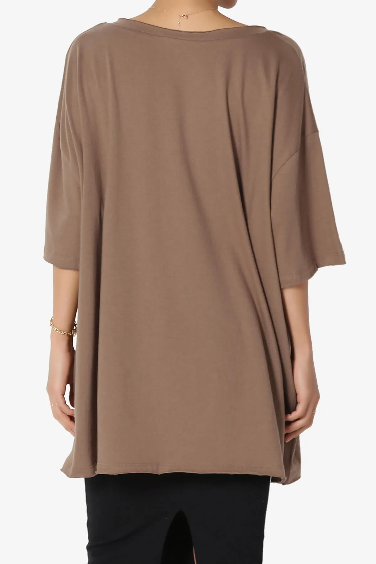 Charlie V Neck Pocket Boyfriend Tee