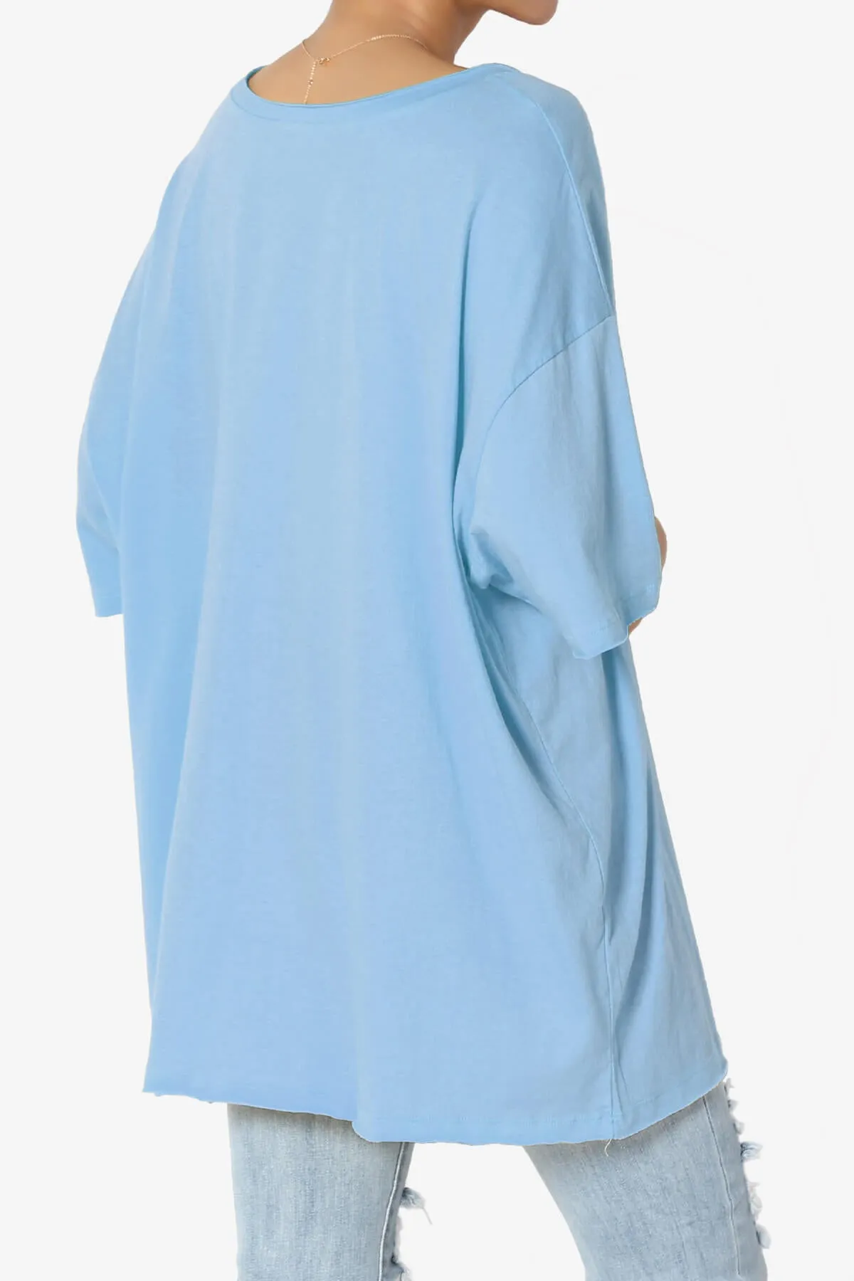 Charlie V Neck Pocket Boyfriend Tee