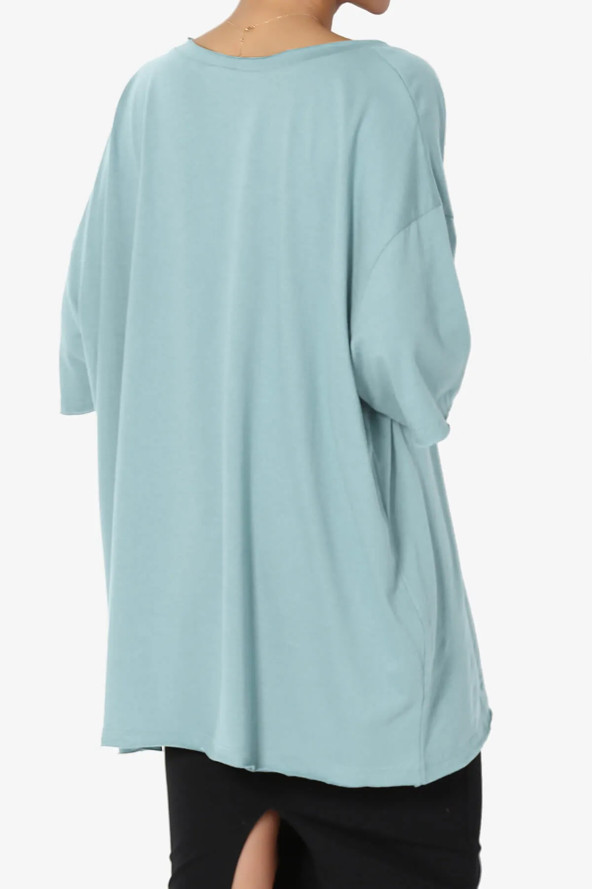 Charlie V Neck Pocket Boyfriend Tee