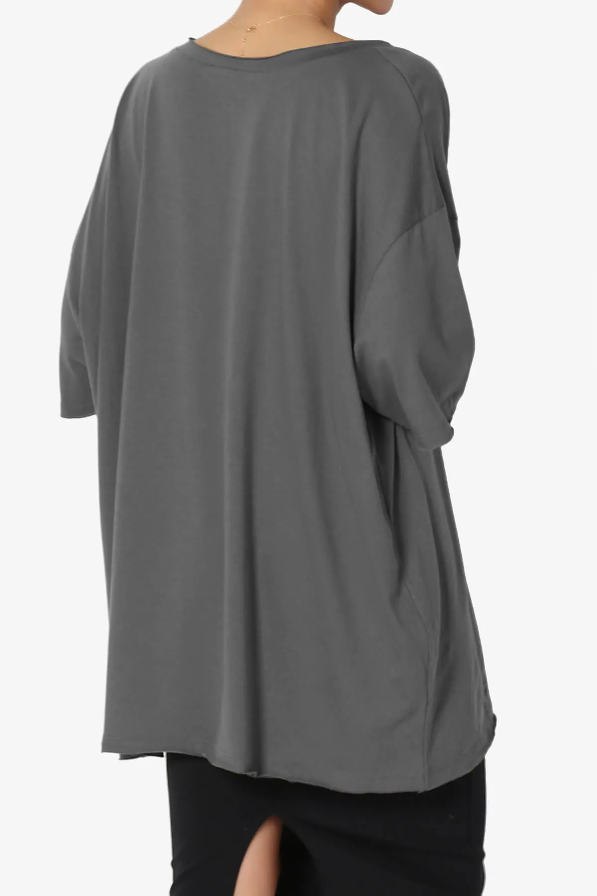 Charlie V Neck Pocket Boyfriend Tee