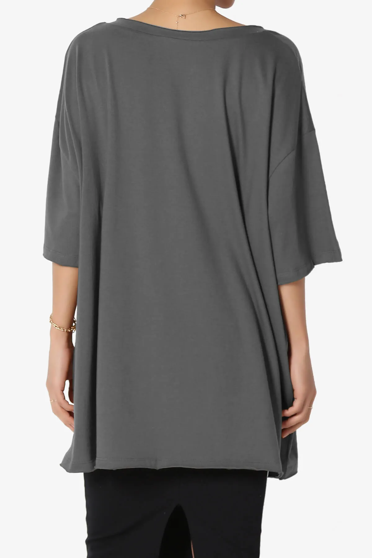 Charlie V Neck Pocket Boyfriend Tee