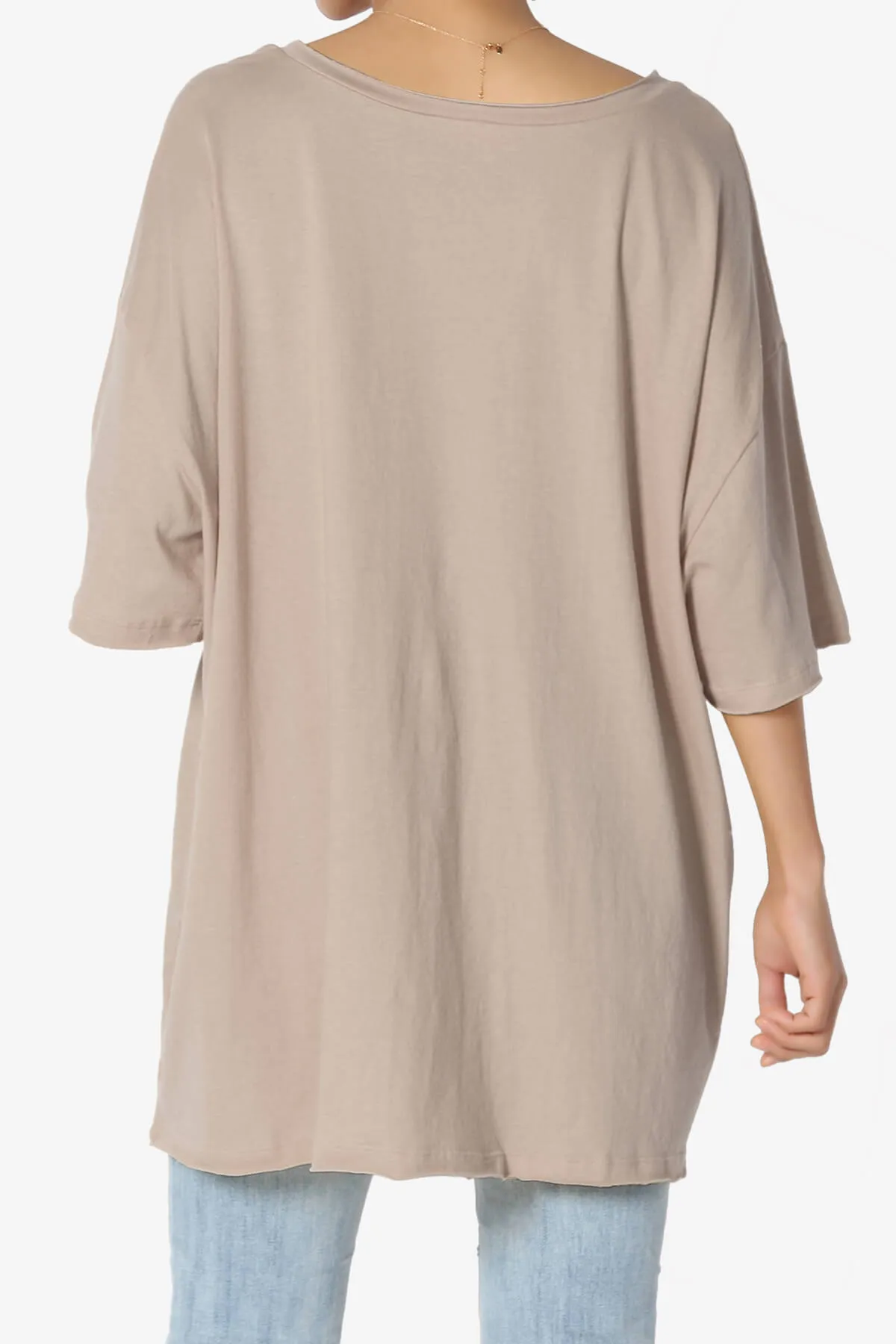 Charlie V Neck Pocket Boyfriend Tee