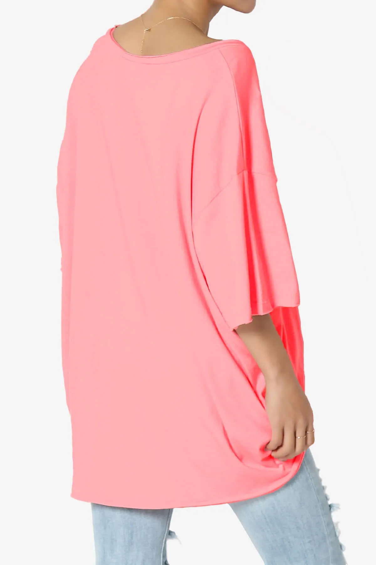 Charlie V Neck Pocket Boyfriend Tee