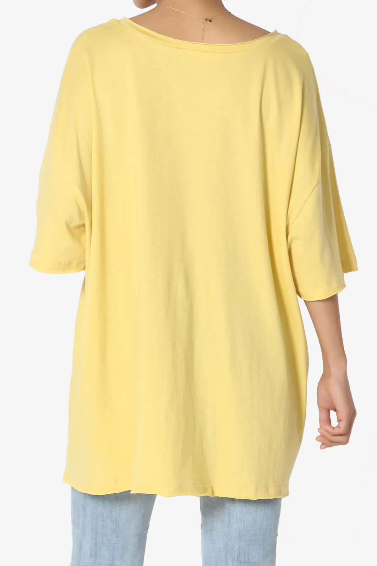 Charlie V Neck Pocket Boyfriend Tee