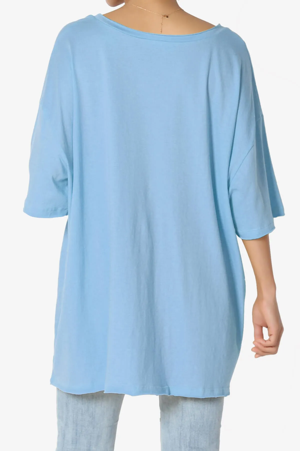 Charlie V Neck Pocket Boyfriend Tee