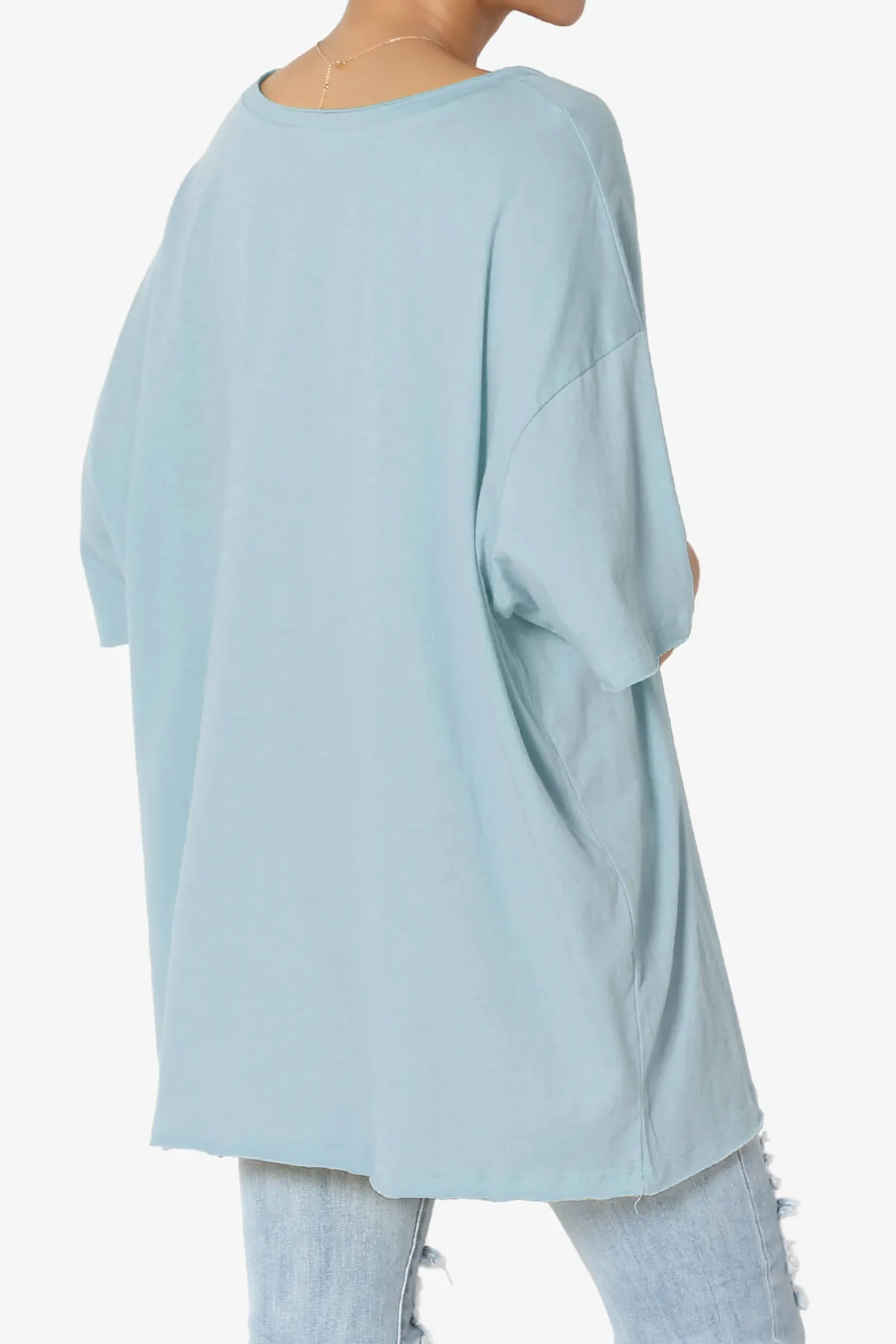 Charlie V Neck Pocket Boyfriend Tee