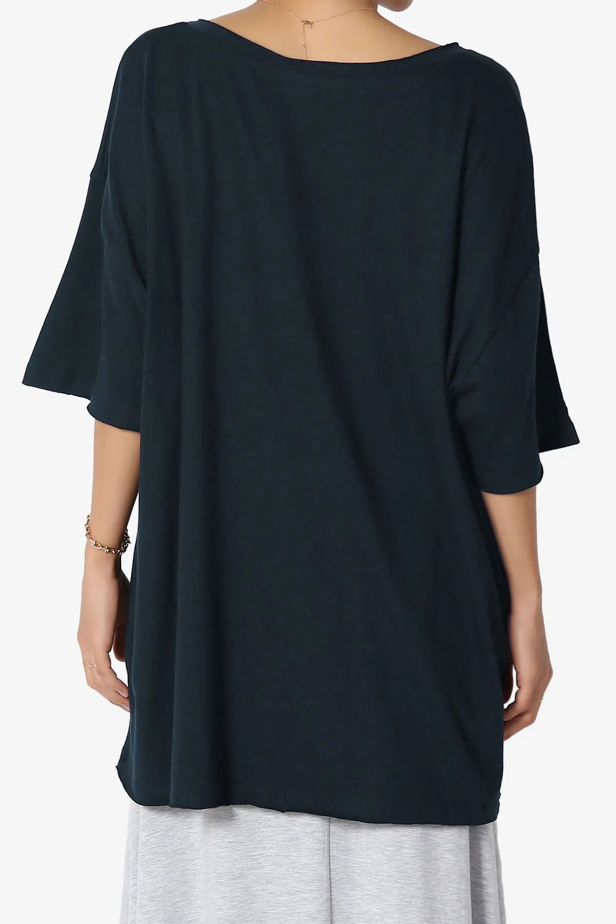 Charlie V Neck Pocket Boyfriend Tee