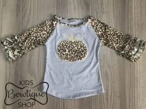Cheetah pumpkin tee