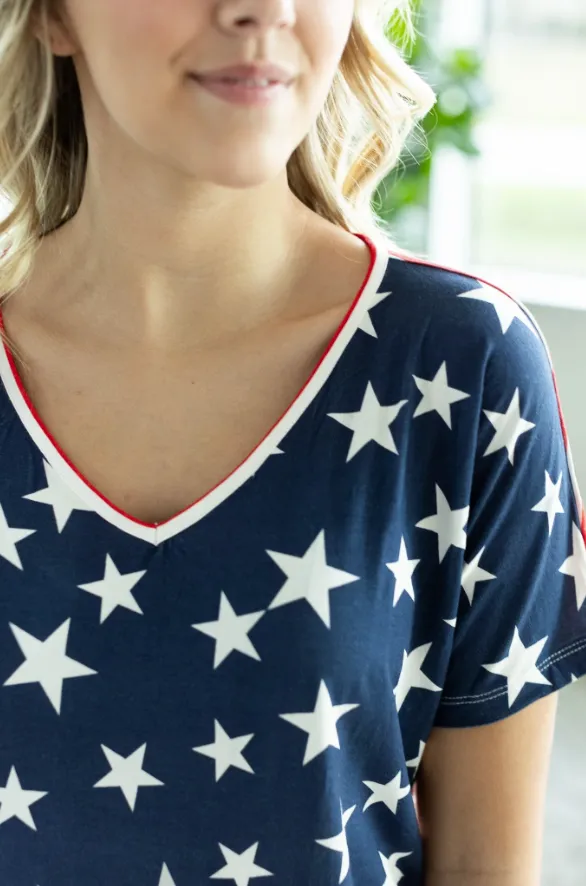 Chloe Stars   Stripes Tee
