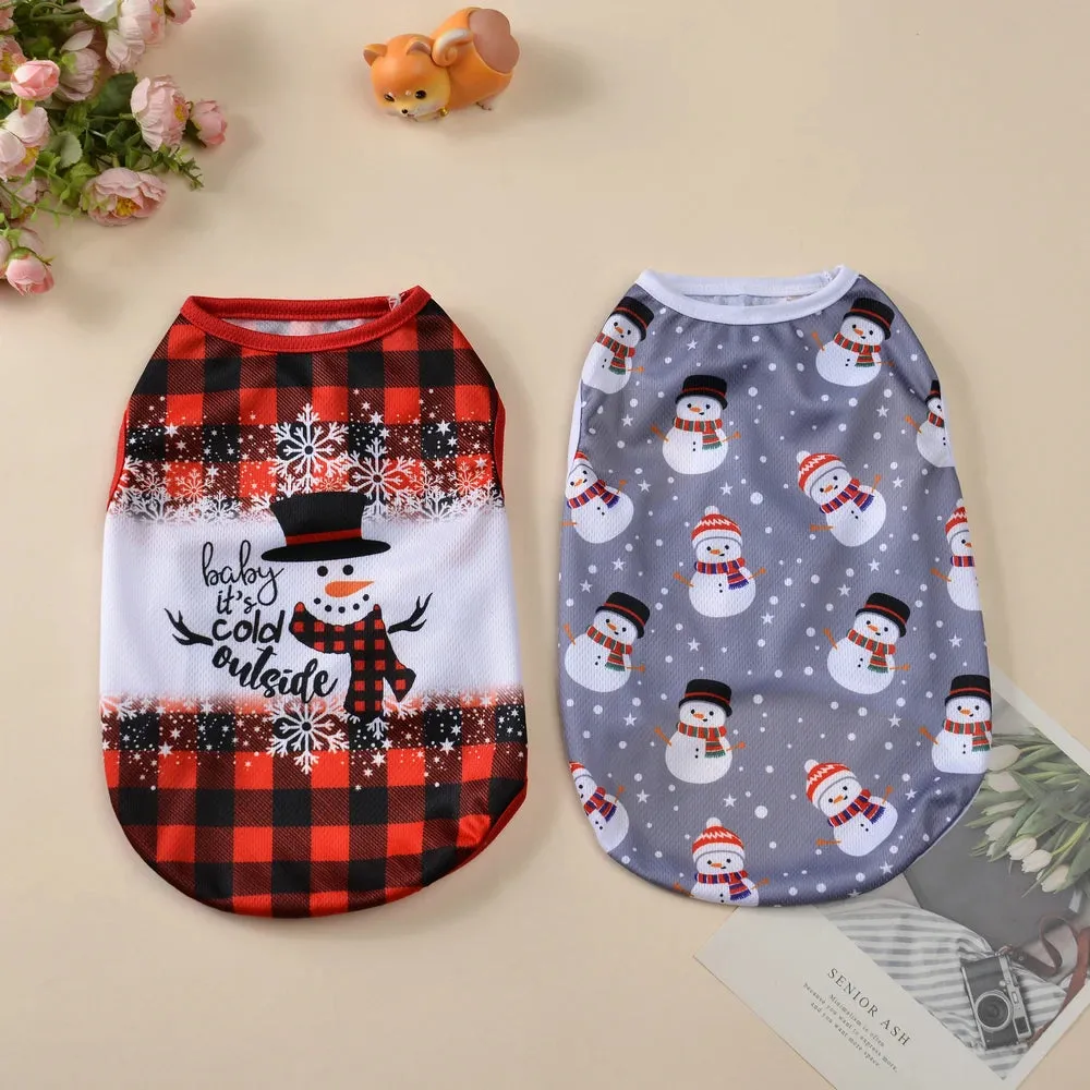 Christmas Inspired Dog Vest Costume