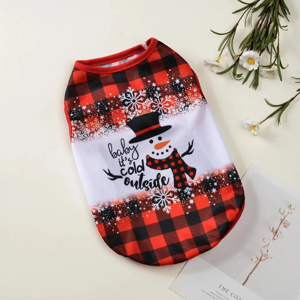 Christmas Inspired Dog Vest Costume