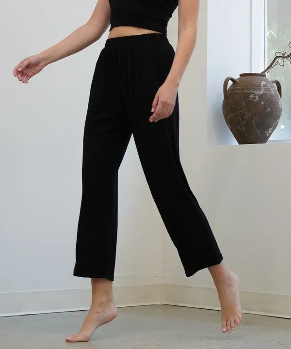 Classic Luxe Bamboo Lounge Pants – Effortless Comfort, Elevated