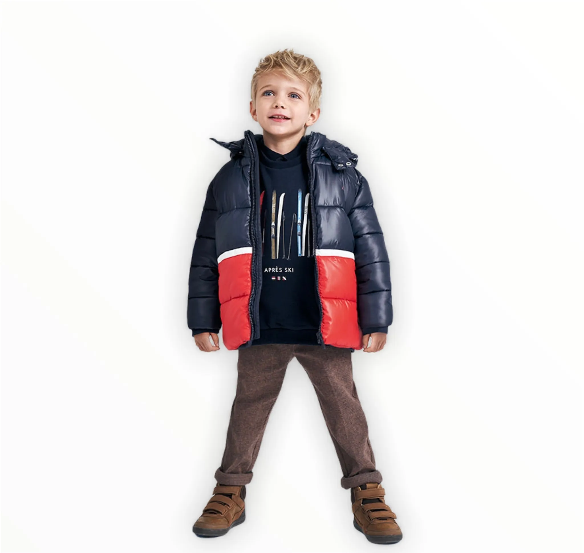 Combined Padded Coat for Boy