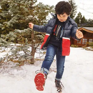 Combined Padded Coat for Boy