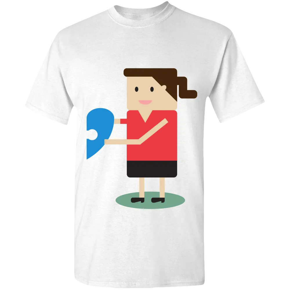 Complete Me Girl Valentine's Day Tee Shirt