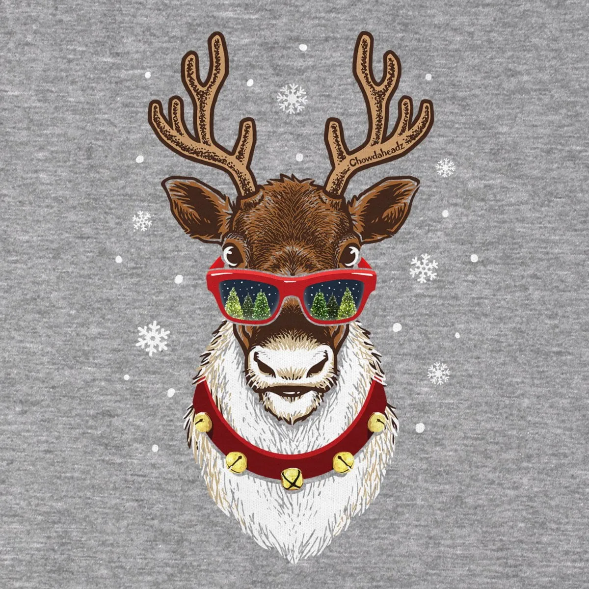 Cool Christmas Reindeer T-Shirt