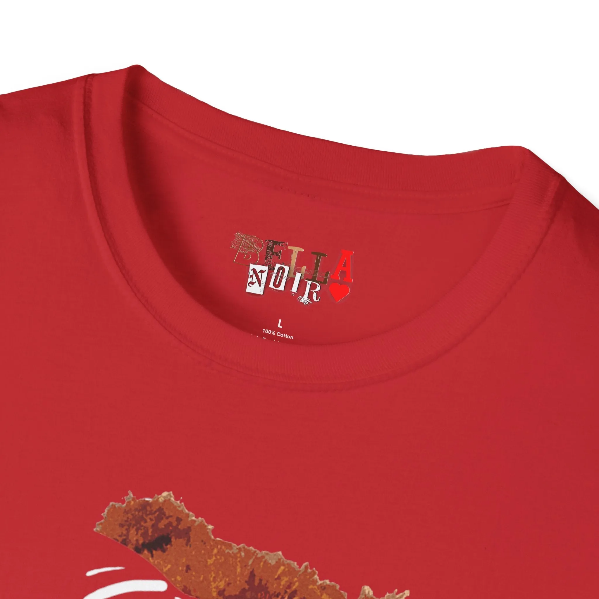 Cool Drippy Bear Unisex Softstyle T-Shirt