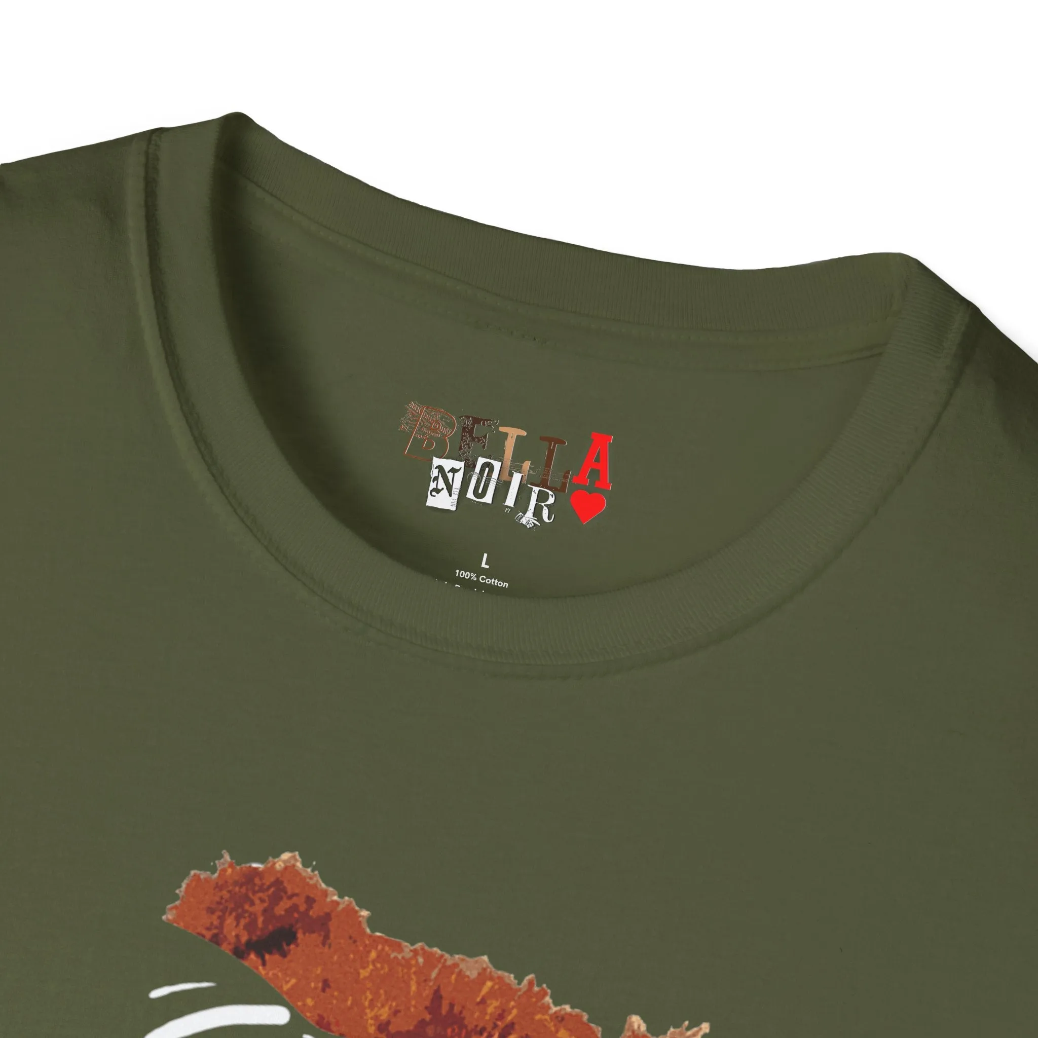 Cool Drippy Bear Unisex Softstyle T-Shirt