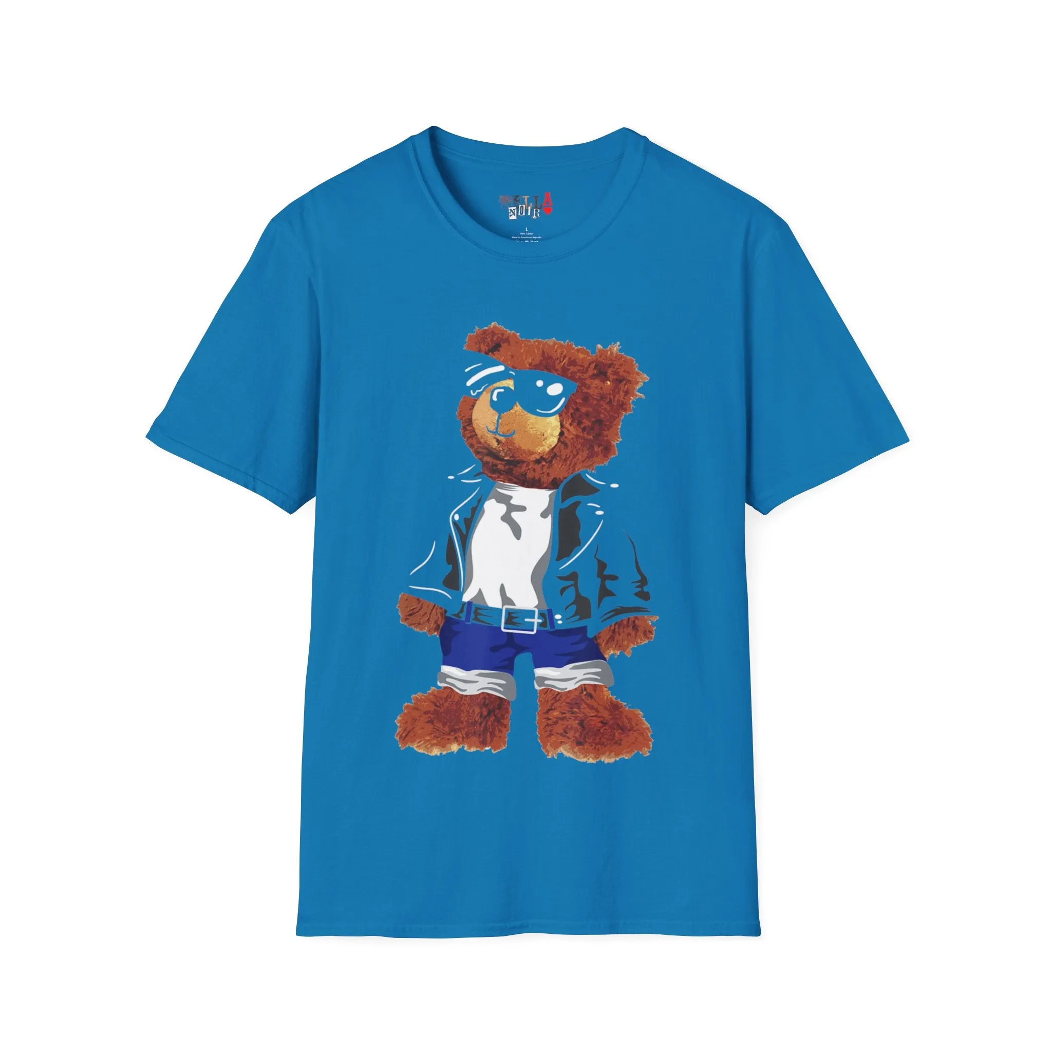 Cool Drippy Bear Unisex Softstyle T-Shirt