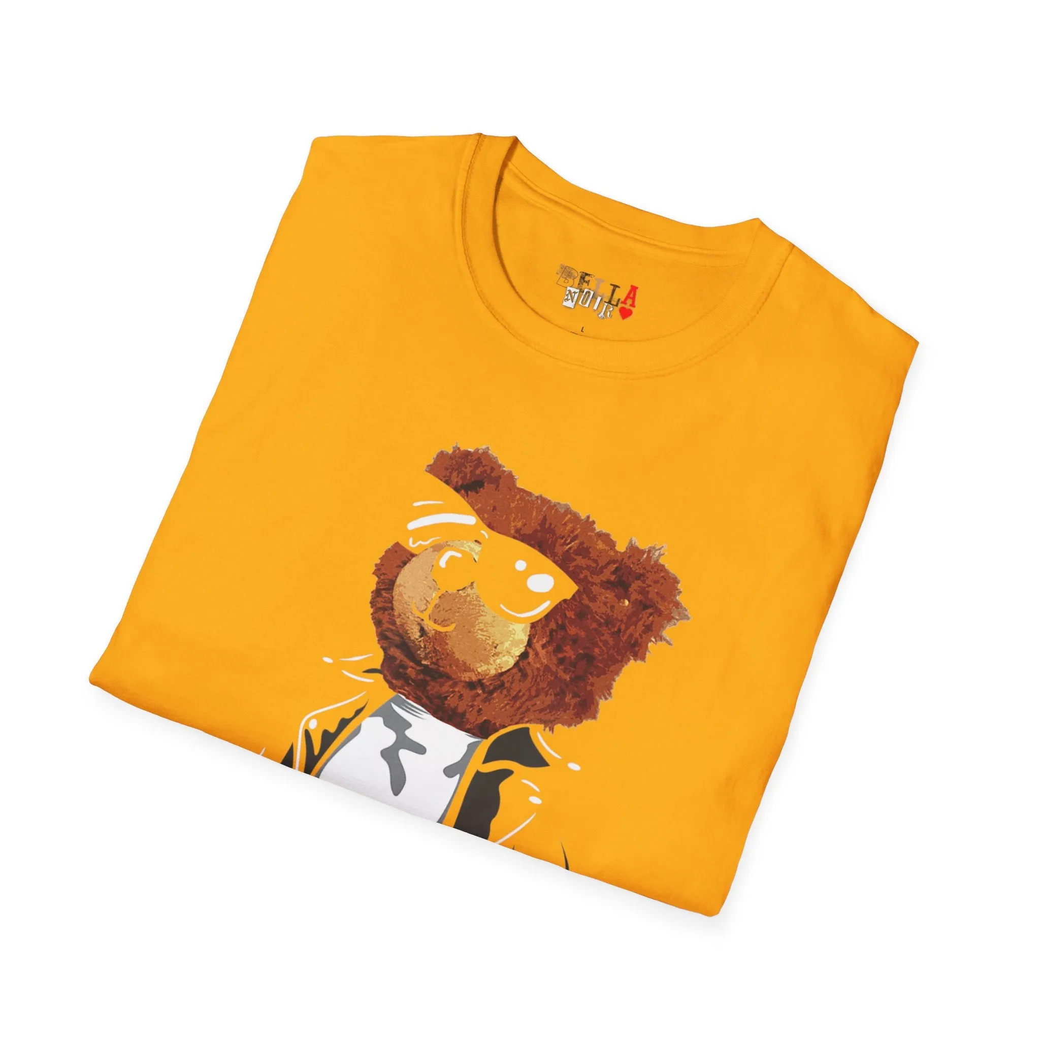 Cool Drippy Bear Unisex Softstyle T-Shirt