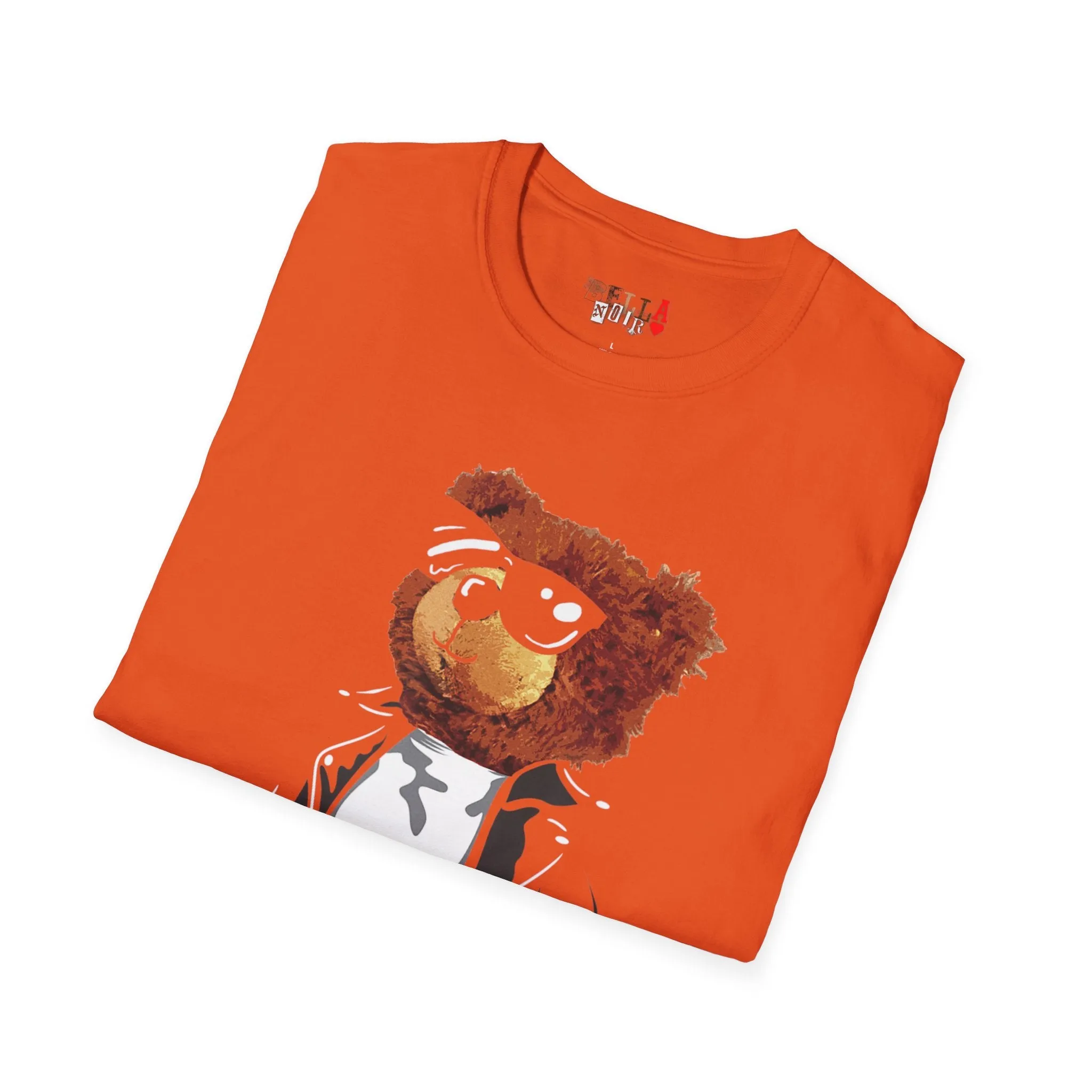 Cool Drippy Bear Unisex Softstyle T-Shirt