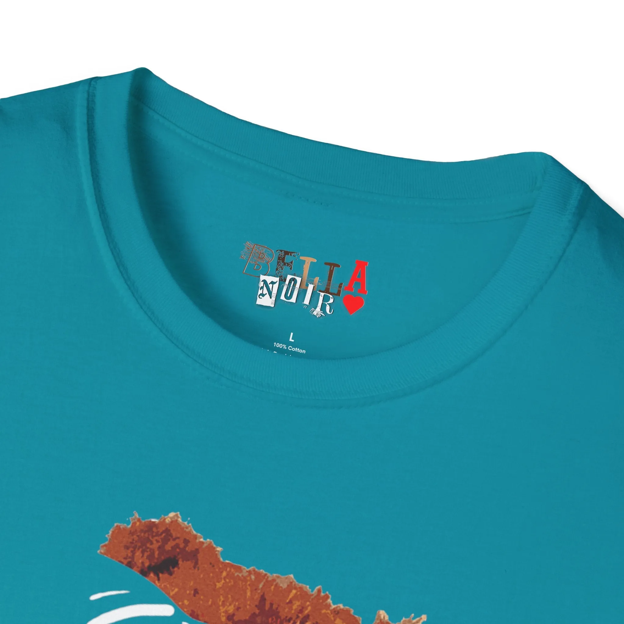 Cool Drippy Bear Unisex Softstyle T-Shirt