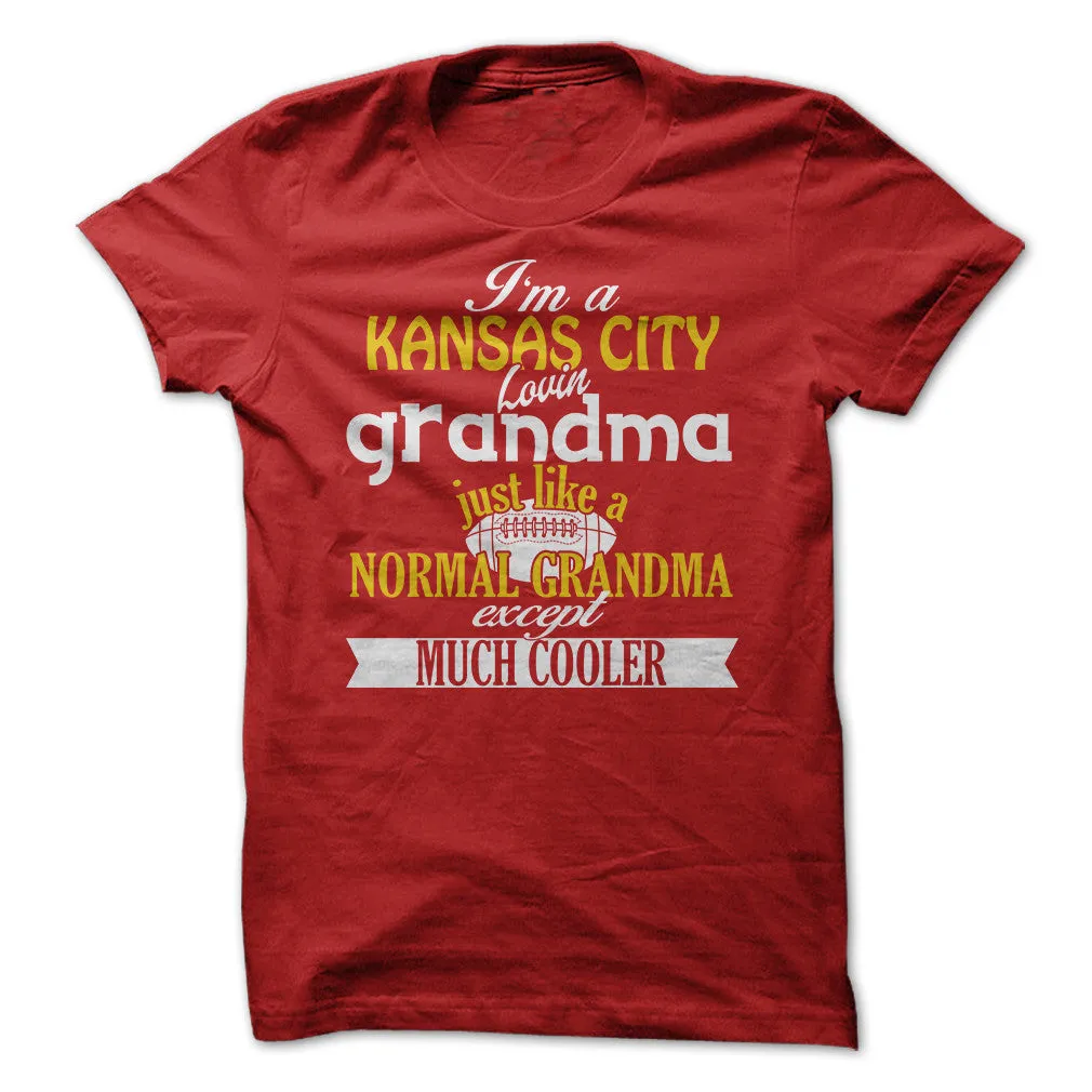 Cool Kansas City Football Grandma