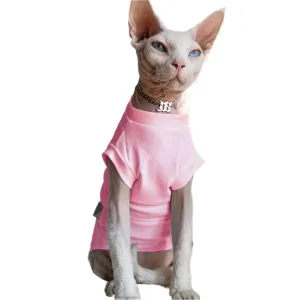 Cotton Sleeveless Vest for Sphynx & Hairless Cats
