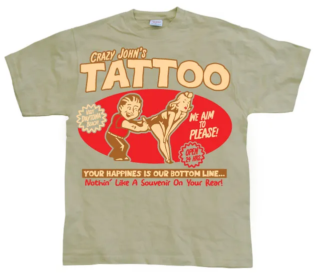 Crazy Johns Tattoo T-Shirt