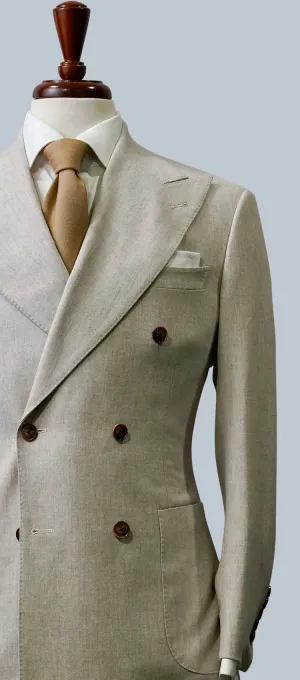 Cream Flannel Jacket