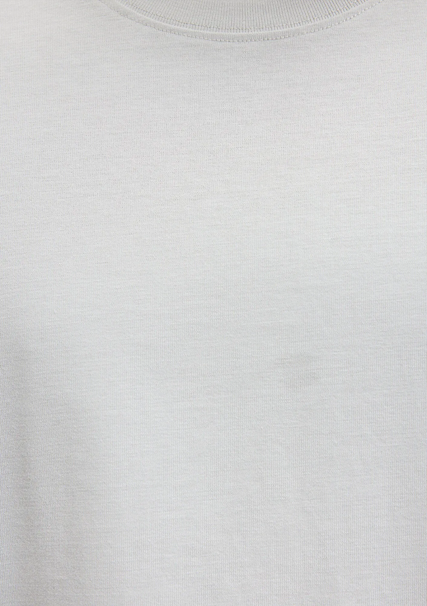 Crew Neck Beige Basic T-Shirt