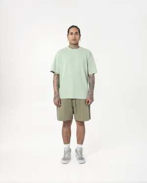 Cupro Signature Tee - Pistachio Green