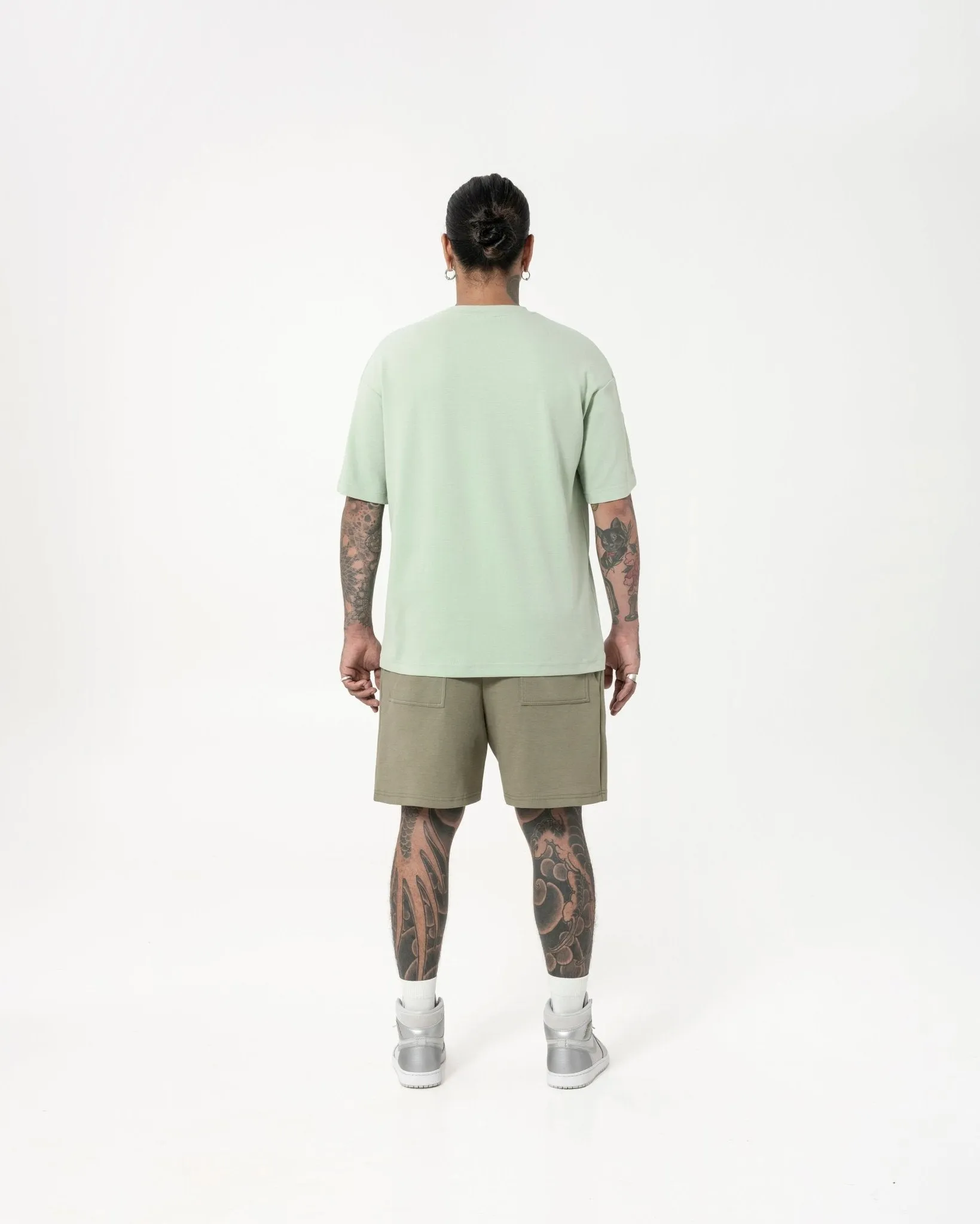 Cupro Signature Tee - Pistachio Green