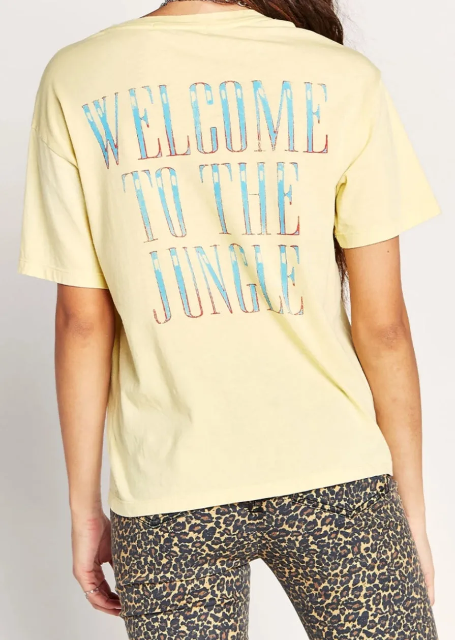 Daydreamer Guns N' Roses Yellow Rose Tee