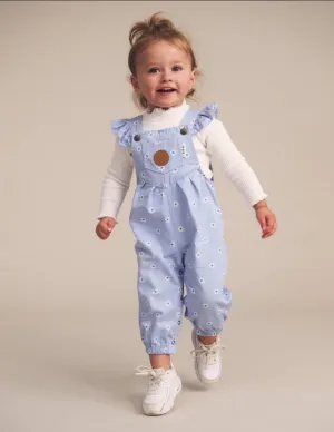 Ditsy Floral Frill Overall