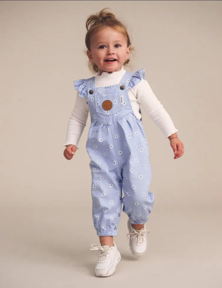 Ditsy Floral Frill Overall