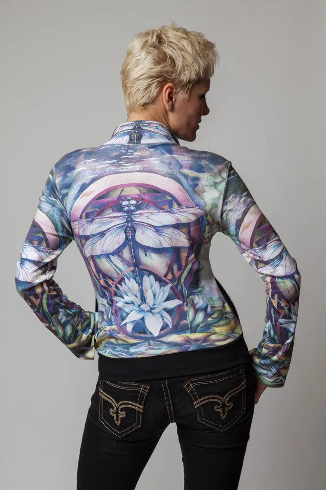 Dragonfly Jacket-Visionary Art Clothing-Nature Clothing-Fairy Clothing